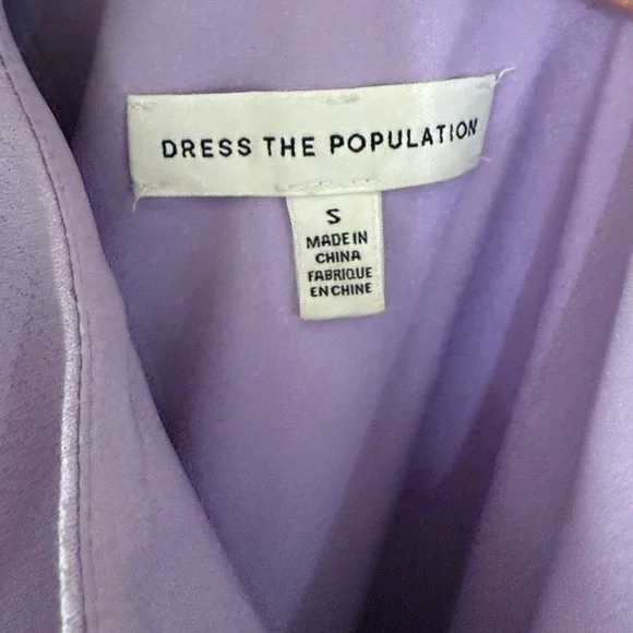 Dress the Population Lilac One-Shoulder Jumpsuit - Picture 2 of 4